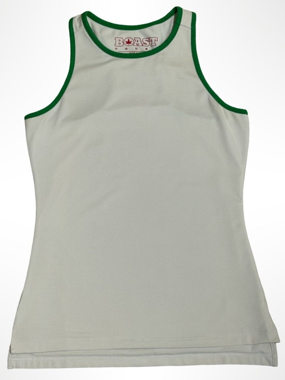 BOAST Tennis Racerback Tank Top White Size S
